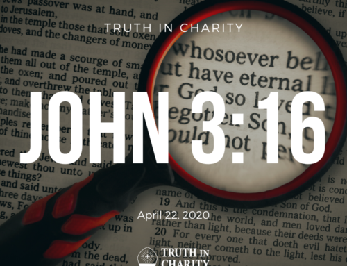 Truth in Charity – John 3:16
